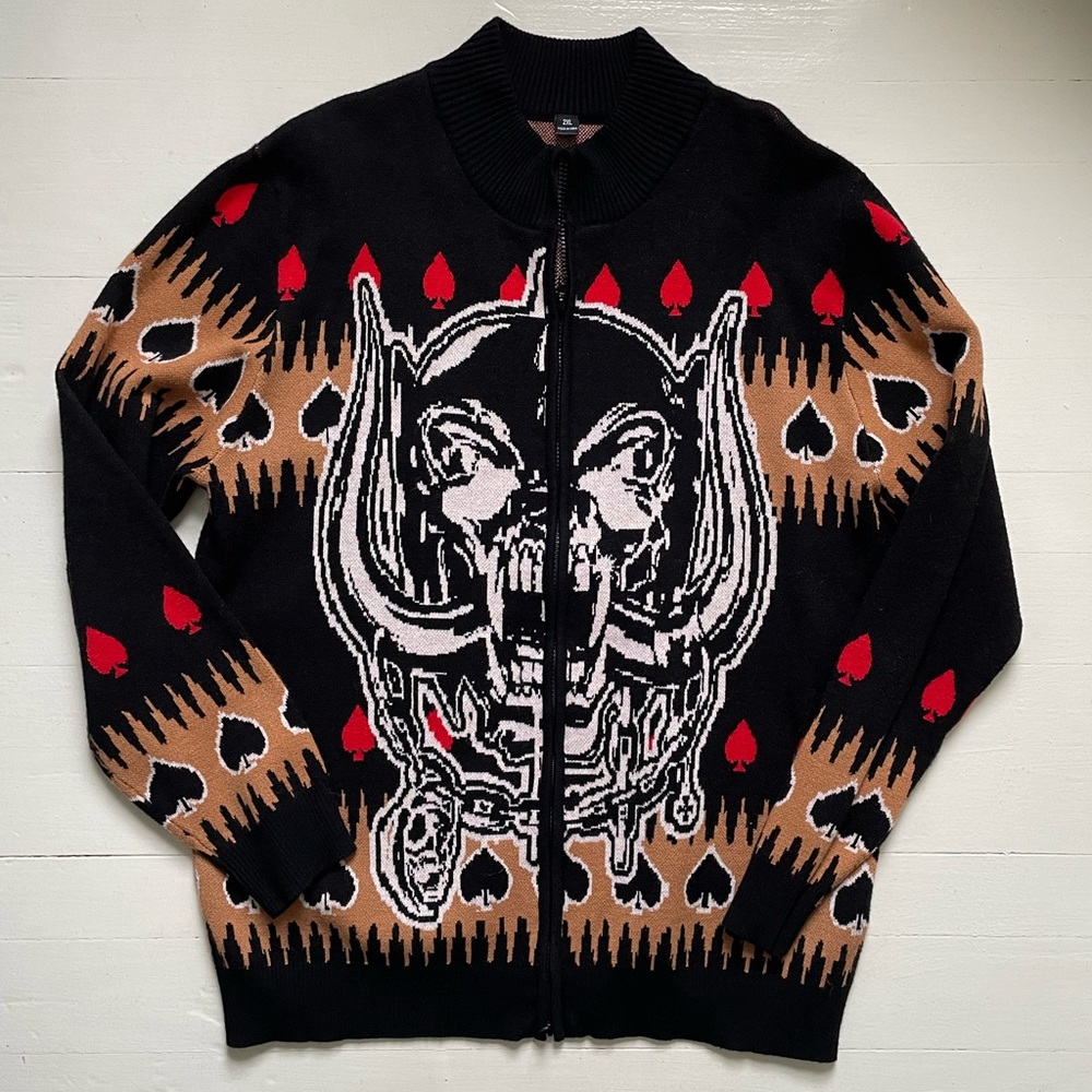 MOTÖRHEAD NEW Ace of Spades Sweater 2xL NWOT Never Worn Harley Davidson